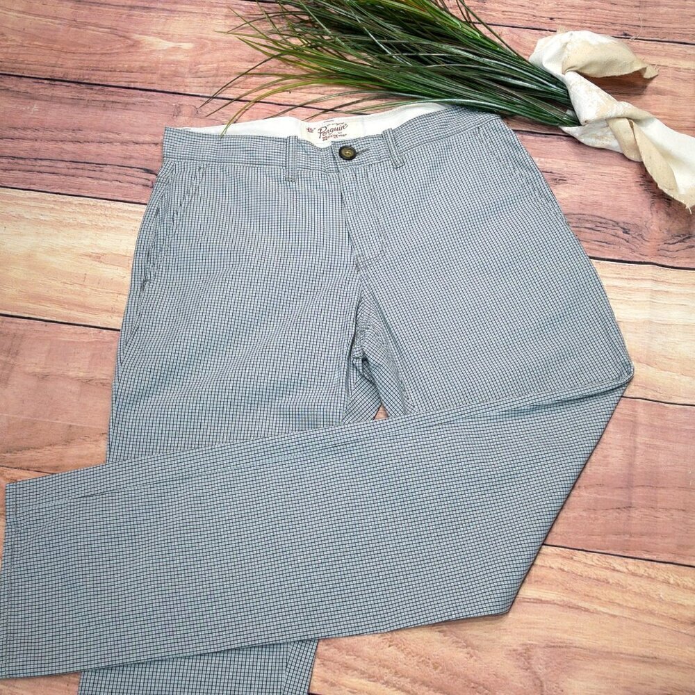 Penguin Black and Gray Check Chino's, 29